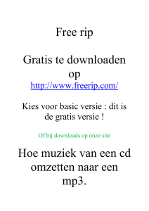Free rip Gratis te downloaden op Hoe muziek van een cd omzetten
