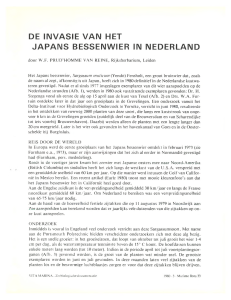 de invasie van het japans bessenwier in nederland
