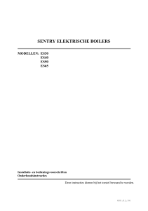 sentry elektrische boilers