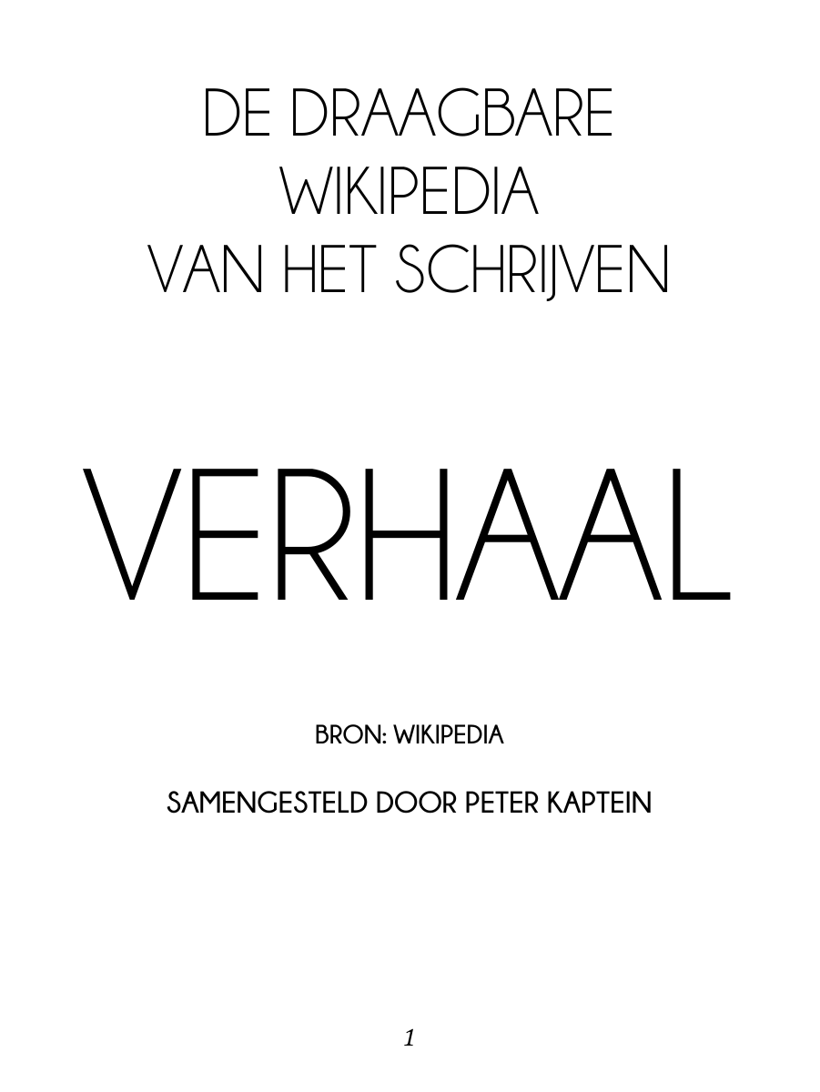 De Draagbare Wikipedia Van Het Schrijven