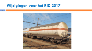 Wijzigingen voor het RID 2017