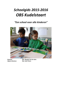 inhoudsopgave - OBS Kudelstaart