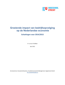 Groeiende impact van bedrijfsopvolging op de Nederlandse economie