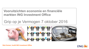 Vooruitzichten economie en financiële markten ING Investment Office