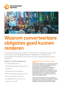 Waarom converteerbare obligaties goed kunnen renderen NL_NL
