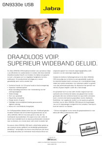 DraaDloos VoIP. suPerIeur wIDebanD geluID.