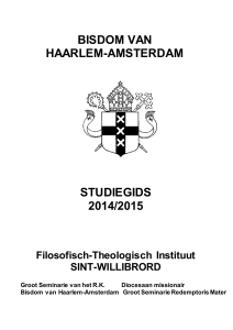 bisdom van haarlem-amsterdam studiegids 2014/2015