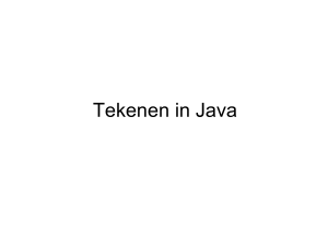 Tekenen in Java - NLDA-TW
