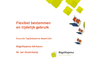 Presentatie Jan Oosterkamp – Flexibel Bestemmen
