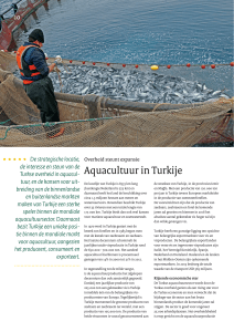 Aquacultuur in Turkije - Wageningen UR E