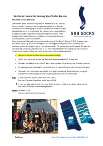 Sea Socks - Vlaams Charter Duurzaam Ondernemen