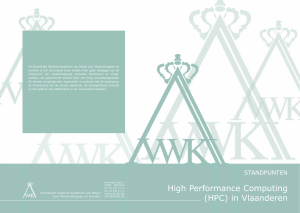 High Performance Computing (HPC) in Vlaanderen