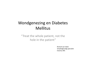 Wondgenezing en Diabetes Mellitus