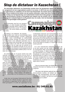 Stop de dictatuur in Kazachstan