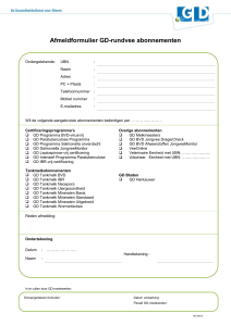 Afmeldformulier GD-rundvee abonnementen