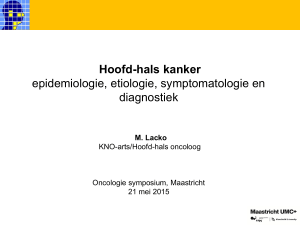 epidemiologie, etiologie, symptomatologie en diagnostiek PDF
