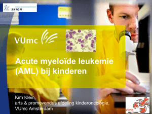 Acute myeloïde leukemie (AML) bij kinderen