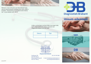 Ureum ademtest DB - Diagnostiek Brabant