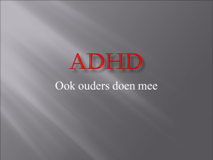 ADHD - Gedragsproblemen