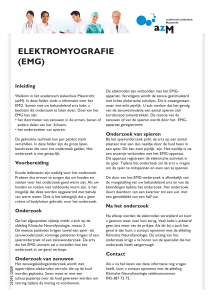 elektromyografie (emg) - Dunne Vezel Neuropathie