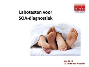 Labotesten voor SOA-diagnostiek - Medisch Centrum voor Huisartsen
