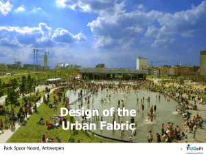 Design of the Urban Fabric