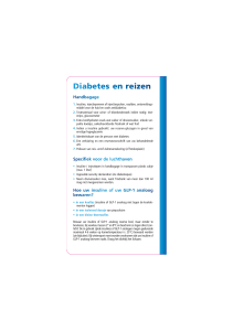 Diabetes en reizen - Novo Nordisk Pharma