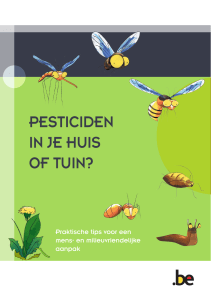 Pesticiden in huis of tuin
