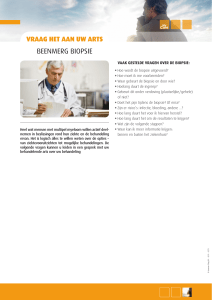 BEENMERG BIOpSIE - Janssen Informeert
