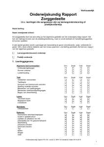 Onderwijskundig Rapport - Samenwerkingsverband VO Gelderse