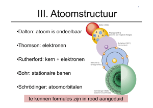 III. Atoomstructuur