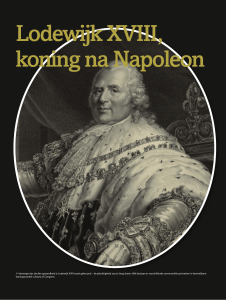 Lodewijk XVIII, koning na Napoleon