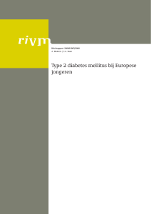 RIVM briefrapport 260801005 Type 2 diabetes mellitus bij Europese