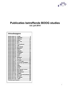 Publicaties - BOOG Study Center