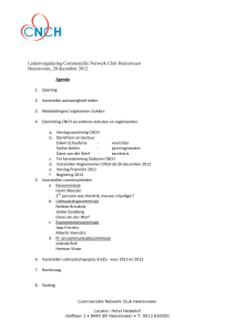 Ledenvergadering Commerciële Netwerk Club Heerenveen