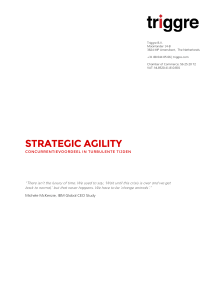 Whitepaper Strategic Agility - strategic agility | concurrentievoordeel