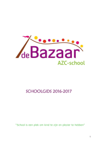 Schoolgids - de Bazaar Rijswijk