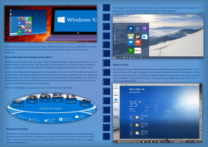 Wat wil Microsoft met Windows 10 bereiken? Windows 10 desktop