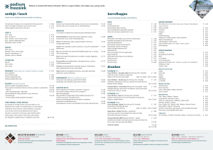 00 a3 landscape PMTC ontbijt/lunchkaart/borrel