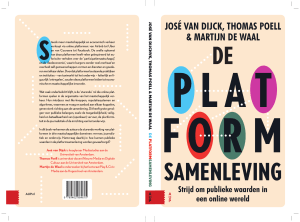 De platformsamenleving - Amsterdam University Press