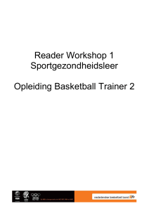 Reader Sportgezondheidsleer - Nederlandse Basketball Bond