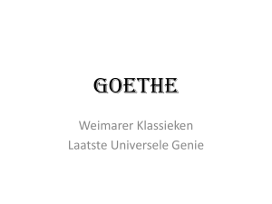 Goethe deel 3 Klassiek Weimar, Wetenschap
