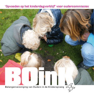 Opvoeden op het kinderdagverblijf