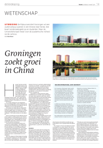 Groningen zoekt groei in China