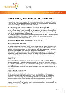 Behandeling met radioactief Jodium-131