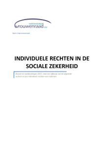 Individuele rechten in de sociale zekerheid 2011