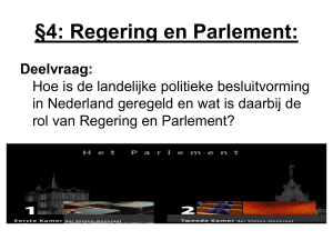 4: Regering en Parlement