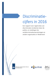Discriminatie-cijfers in 2016