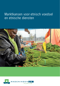 Marktkansen voor etnisch voedsel en etnische diensten