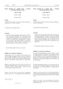 Zaak C-479/10: Beroep ingesteld op 5 oktober 2010 - EUR-Lex